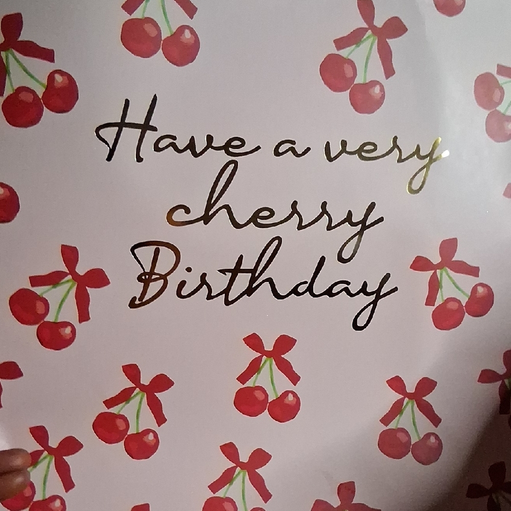 Cherry Birthday Card